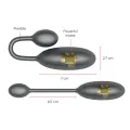 Denver Vibrierendes Ei Schwarz 7 X 2,7 cm Kostenlose App von Oninder