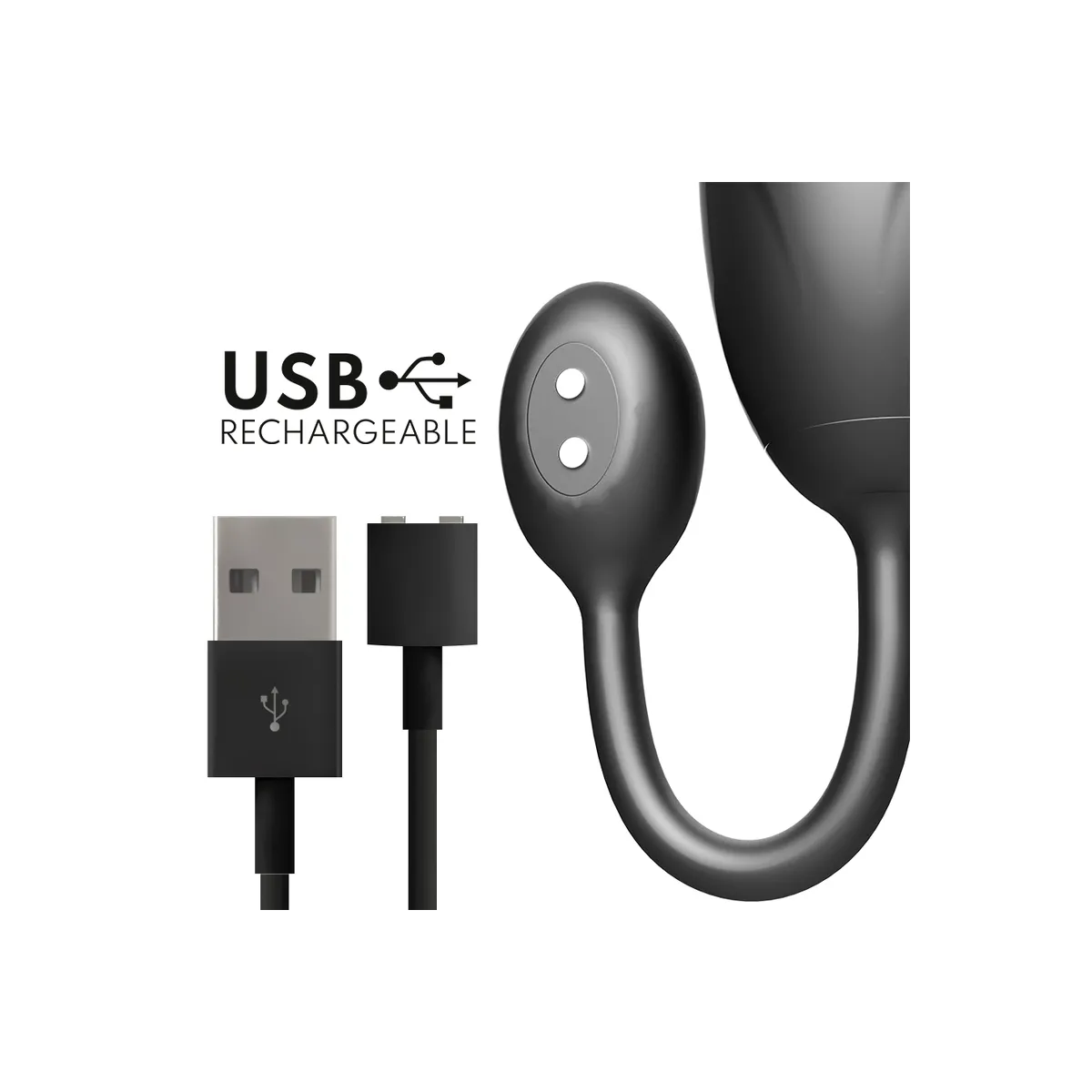 Denver Vibrierendes Ei Schwarz 7 X 2,7 cm Kostenlose App von Oninder | Fesselliebe.de