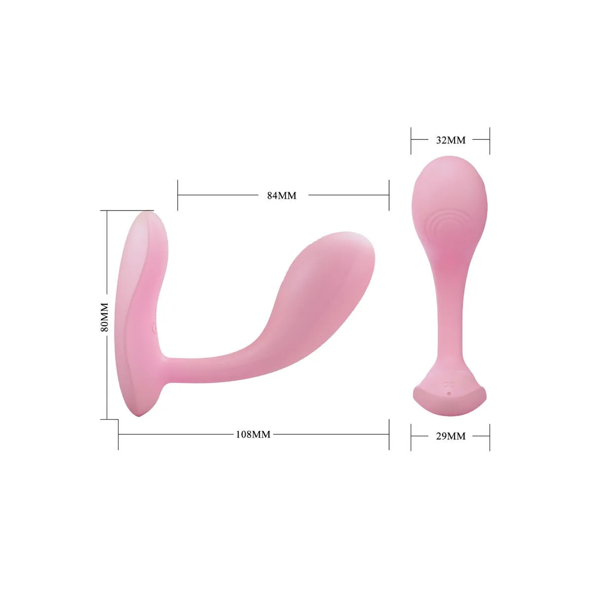 Baird G-Spot 12 Vibrationen wiederaufladbare Rosa App von Pretty Love Flirtation | Fesselliebe.de