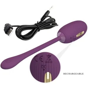 Doreen Purple wiederaufladbares Vibrations-Ei von Pretty Love Smart