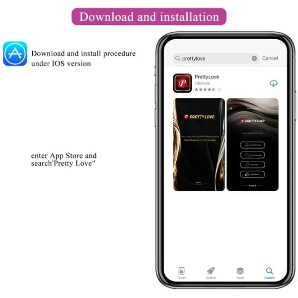 Doreen Purple wiederaufladbares Vibrations-Ei von Pretty Love Smart | Fesselliebe.de