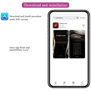 Doreen Purple wiederaufladbares Vibrations-Ei von Pretty Love Smart