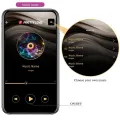 Doreen Purple wiederaufladbares Vibrations-Ei von Pretty Love Smart