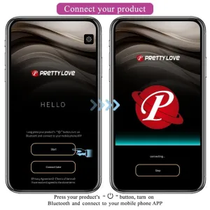 Nymph Vibrierendes Ei App-Gesteuert Lila von Pretty Love Bottom