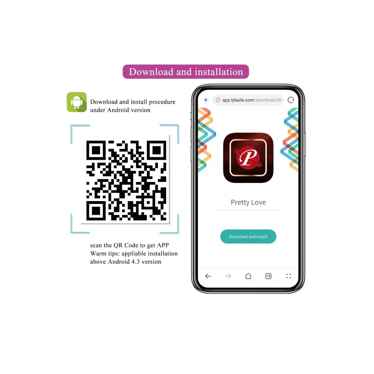 Baird G-Spot 12 Vibrationen wiederaufladbar Lila App von Pretty Love Flirtation | Fesselliebe.de