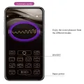 Baird G-Spot 12 Vibrationen wiederaufladbar Lila App von Pretty Love Flirtation