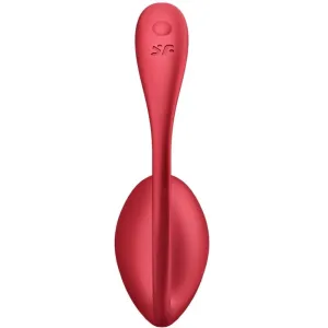 Shiny Petal G Point mit Fernbedienungs Stimulator Rot Kostenlose App von Satisfyer Partner