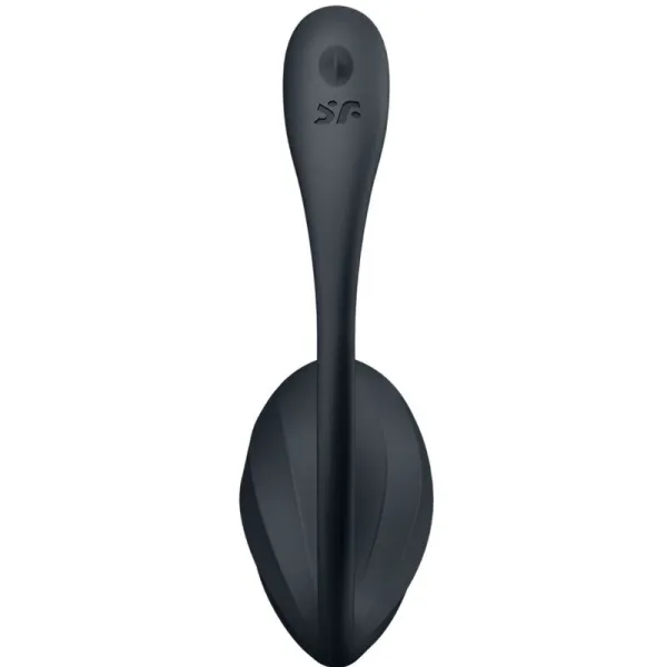 Ribbed Petal G Point Stimulator mit Fernbedienung Schwarz Kostenlose App von Satisfyer Partner | Fesselliebe.de