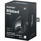 Ribbed Petal G Point Stimulator mit Fernbedienung Schwarz Kostenlose App von Satisfyer Partner | Fesselliebe.de