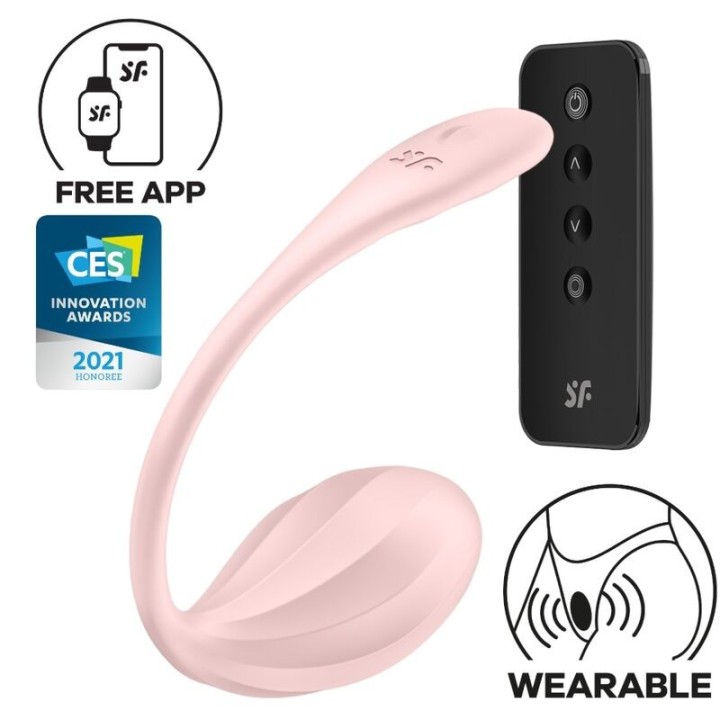 Ribbed Petal G Point mit Fernbedienung Stimulator Rose Kostenlose App von Satisfyer Partner | Fesselliebe.de