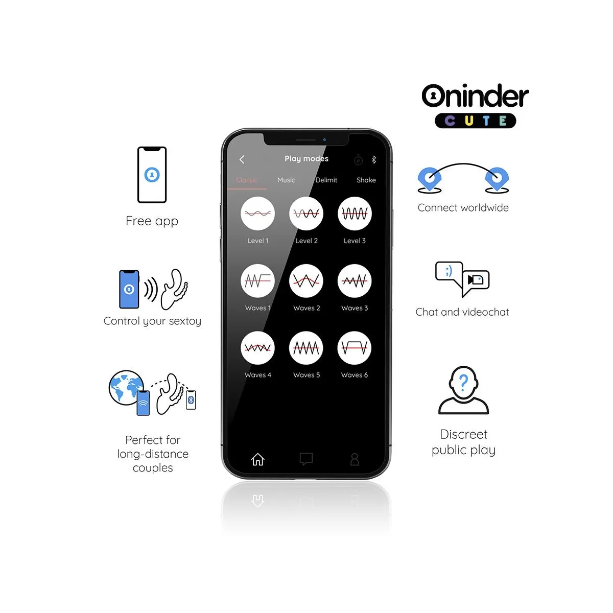 Love 3 Some Dreifachvibrator - Kostenlose Weltweite App von Oninder Cute | Fesselliebe.de