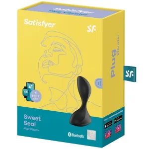 Sweet Seal Vibrierende Plugapp Schwarz von Satisfyer Connect