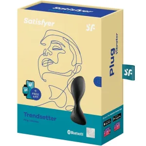 Trendsetter Vibrierende Plugapp Schwarz von Satisfyer Connect