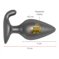 Rio Vibrierender Analplug Schwarz - Kostenlose App von Oninder