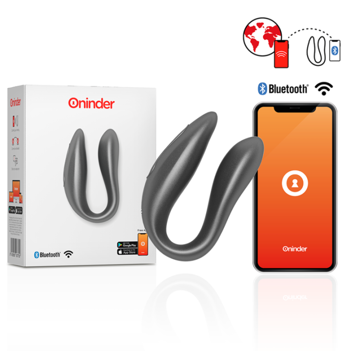 Lisboa G-Spot- und Klitoralstimulator Schwarz - Kostenlose App von Oninder | Fesselliebe.de