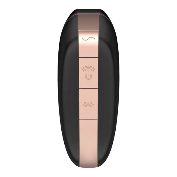 Love Triangle Stimulator & Vibrator Schwarz von Satisfyer Connect | Fesselliebe.de