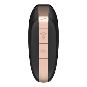 Love Triangle Stimulator & Vibrator Schwarz von Satisfyer Connect
