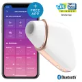 Love Triangle Stimulator & Vibrator Weiss von Satisfyer Connect