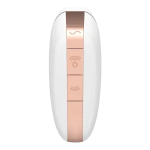 Love Triangle Stimulator & Vibrator Weiss von Satisfyer Connect