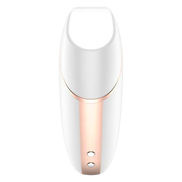 Love Triangle Stimulator & Vibrator Weiss von Satisfyer Connect | Fesselliebe.de