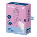 Love Triangle Stimulator & Vibrator Weiss von Satisfyer Connect