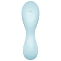 Curvy Trinity 5 Air Pulse Stimulator & Vibrator App Blau von Satisfyer Connect