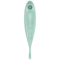 Twirling Pro+ Air Pulse Stimulator & Vibrator App Grün von Satisfyer Connect