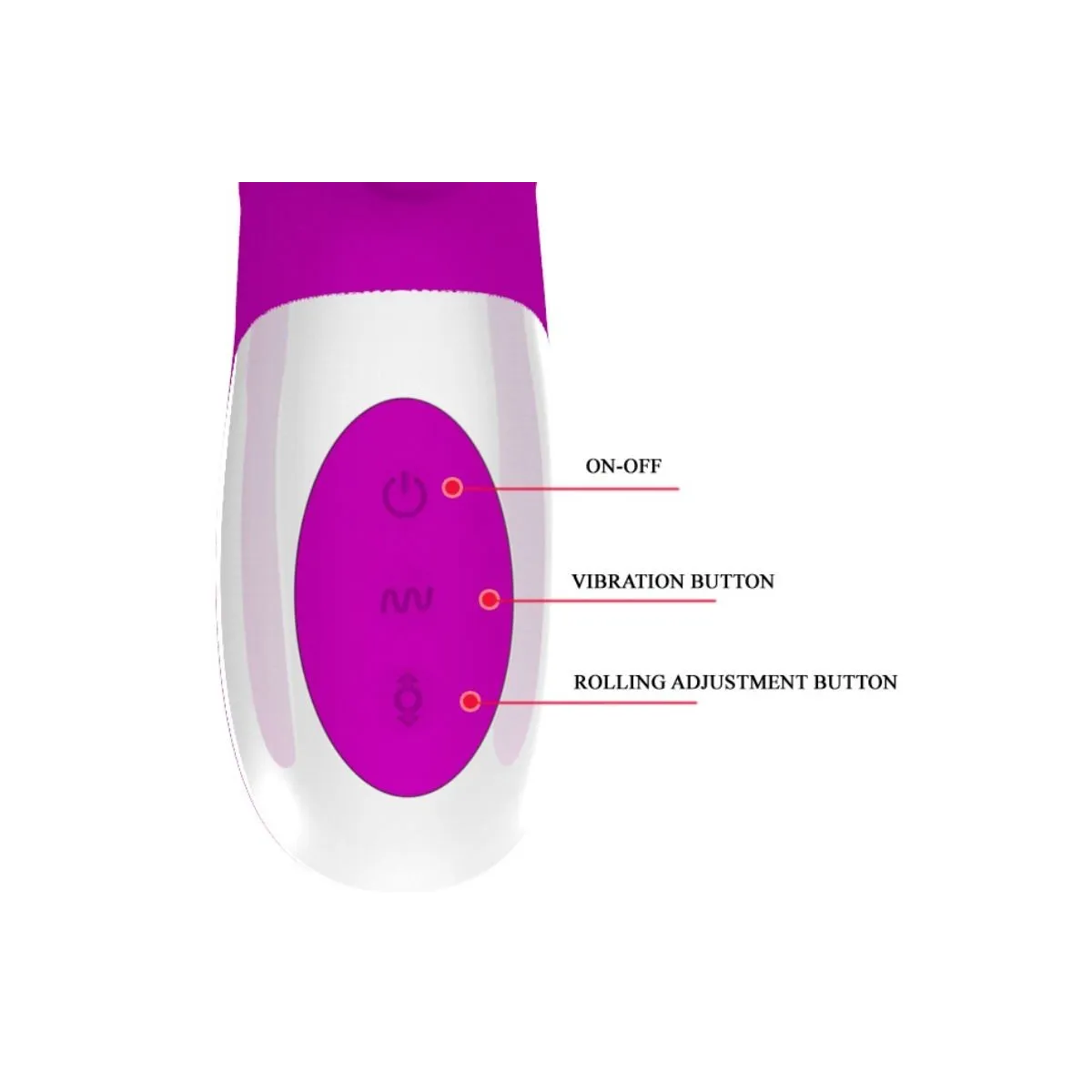 Adrian wiederaufladbare Multifunktion von Pretty Love Smart | Fesselliebe.de