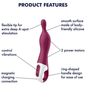 Amazing 1 Aspot Vibrator Beere von Satisfyer Vibrator