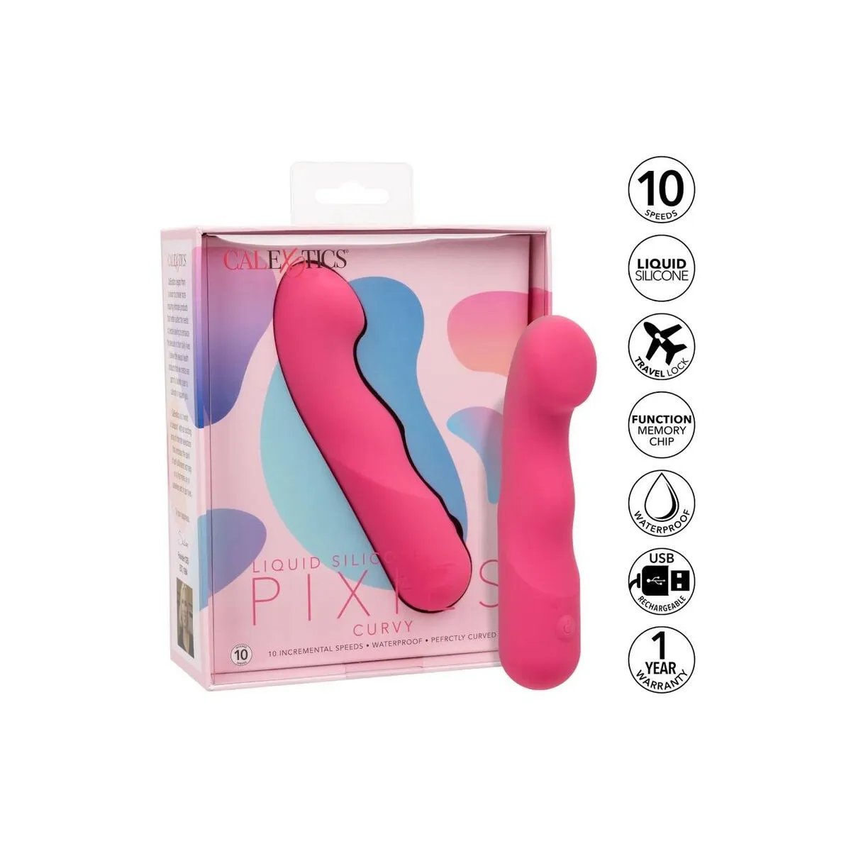 Pixies Curvy Rosa von Calexotics | Fesselliebe.de