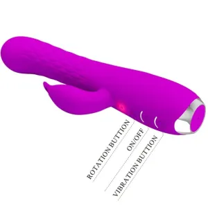Molly Vibrator mit wiederaufladbarer Rotation von Pretty Love