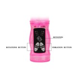 Rosa Rabbit Mini Rotator mit Superstimulator von Baile Rotations | Fesselliebe.de