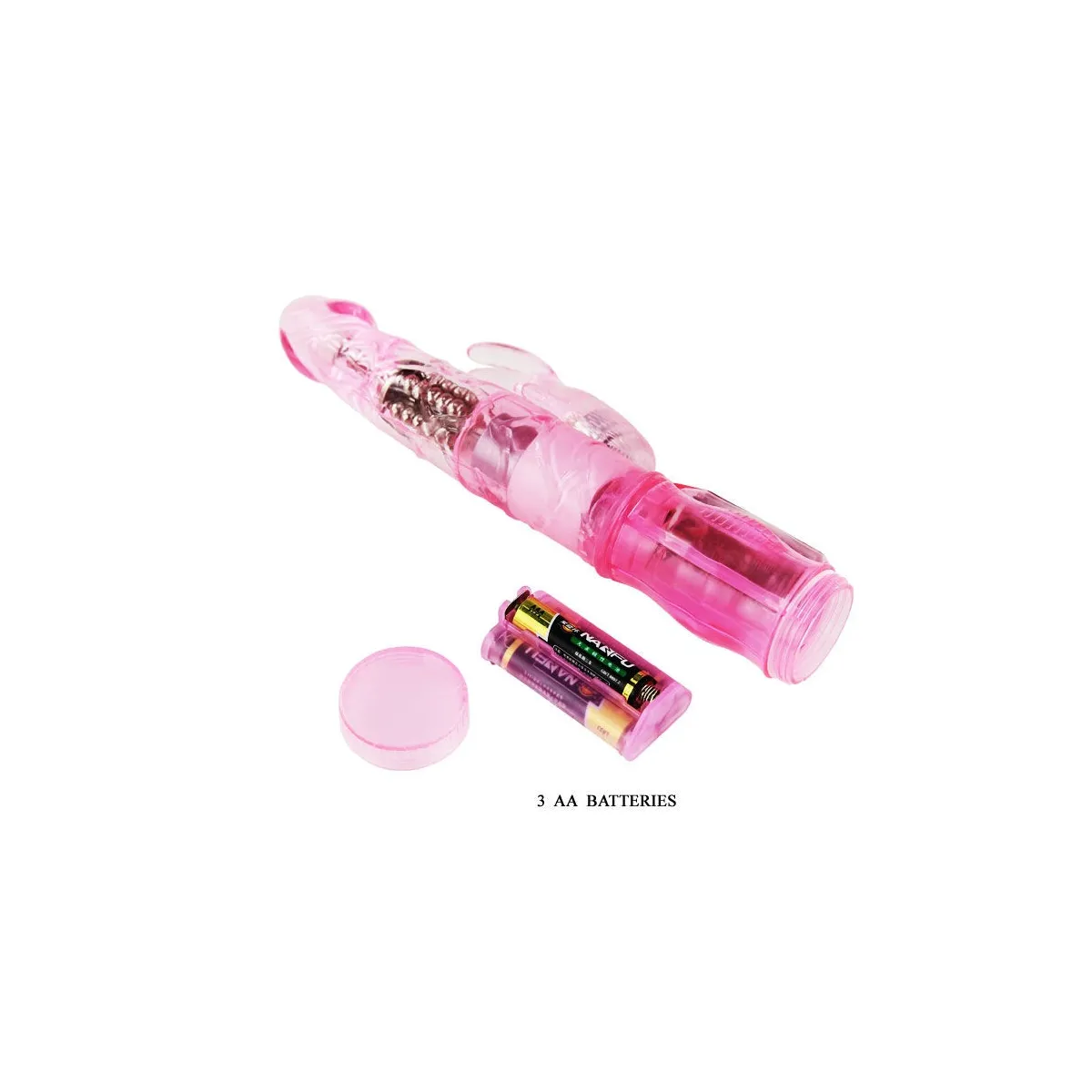 Rosa Rabbit Mini Rotator mit Superstimulator von Baile Rotations | Fesselliebe.de