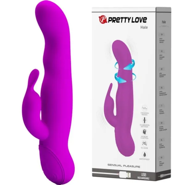 Hochwertiger Hale-Lilac-Rotator von Pretty Love High Grade | Fesselliebe.de