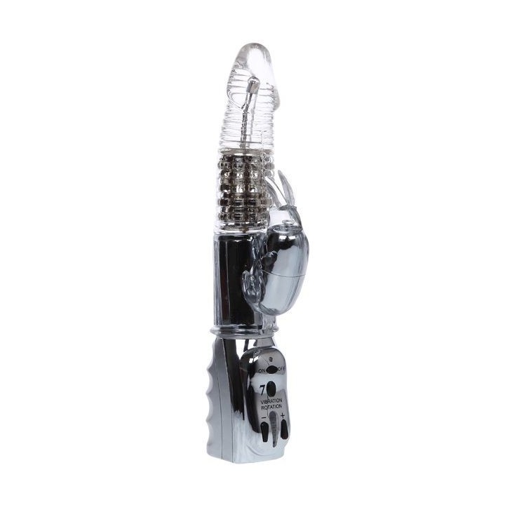 Amour Raketen Transparenter Rotator 26,5 cm von Baile Rotations | Fesselliebe.de