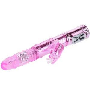 Wiederaufladbarer Vibrator mit Rotation und Pochenden Schmetterlingsstimulator von Baile Rotations