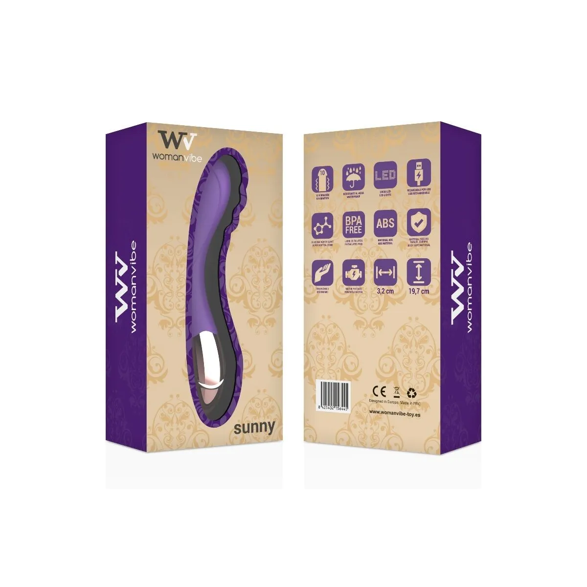 Sunny Silikone Rechargeable Vibrator von Womanvibe | Fesselliebe.de