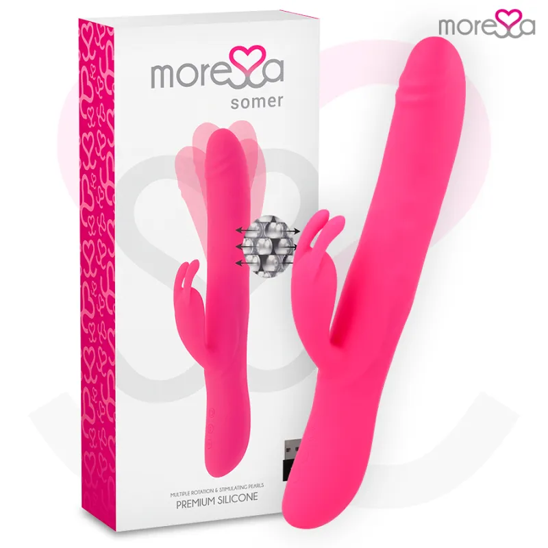 Somer Premium Vibrator mit Mehrfachdrehung von Moressa | Fesselliebe.de