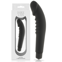 Realistic Pleasure Schwarzes Silikon von Dolce Vita | Fesselliebe.de
