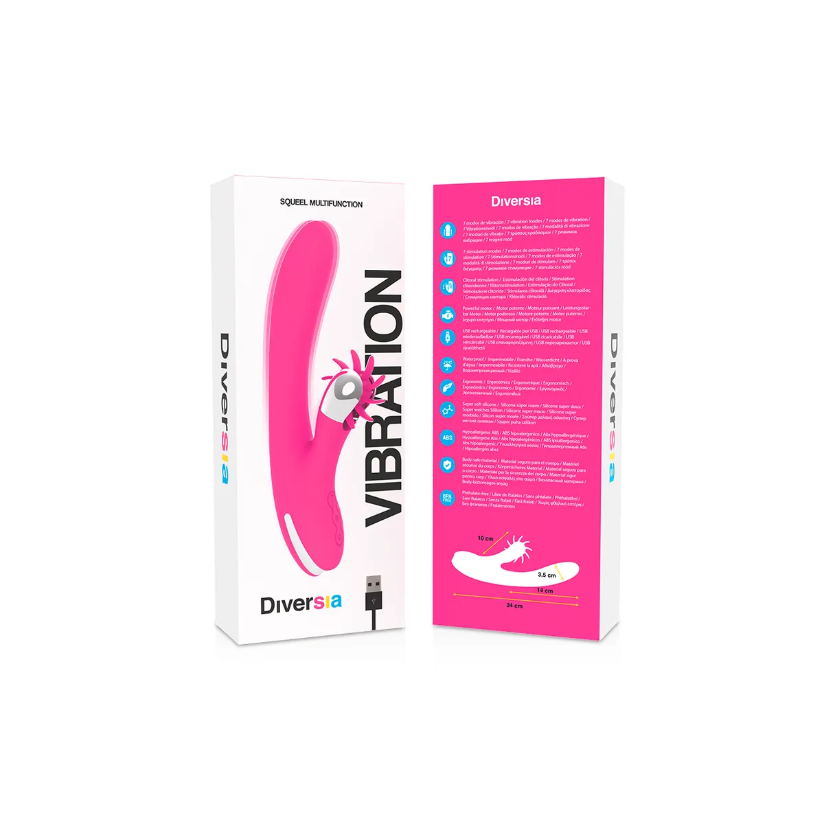 Hschen Vibrierend 24 cm von Diversia | Fesselliebe.de