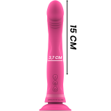 Michelangelo Rosa Silikon-Vibrator-Dildo von Intense Fun | Fesselliebe.de
