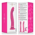 Michelangelo Rosa Silikon-Vibrator-Dildo von Intense Fun
