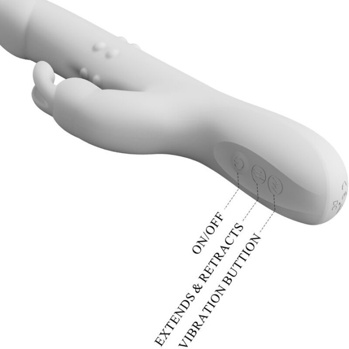 Reese Vibrator mit Silberne Rotation von Pretty Love | Fesselliebe.de