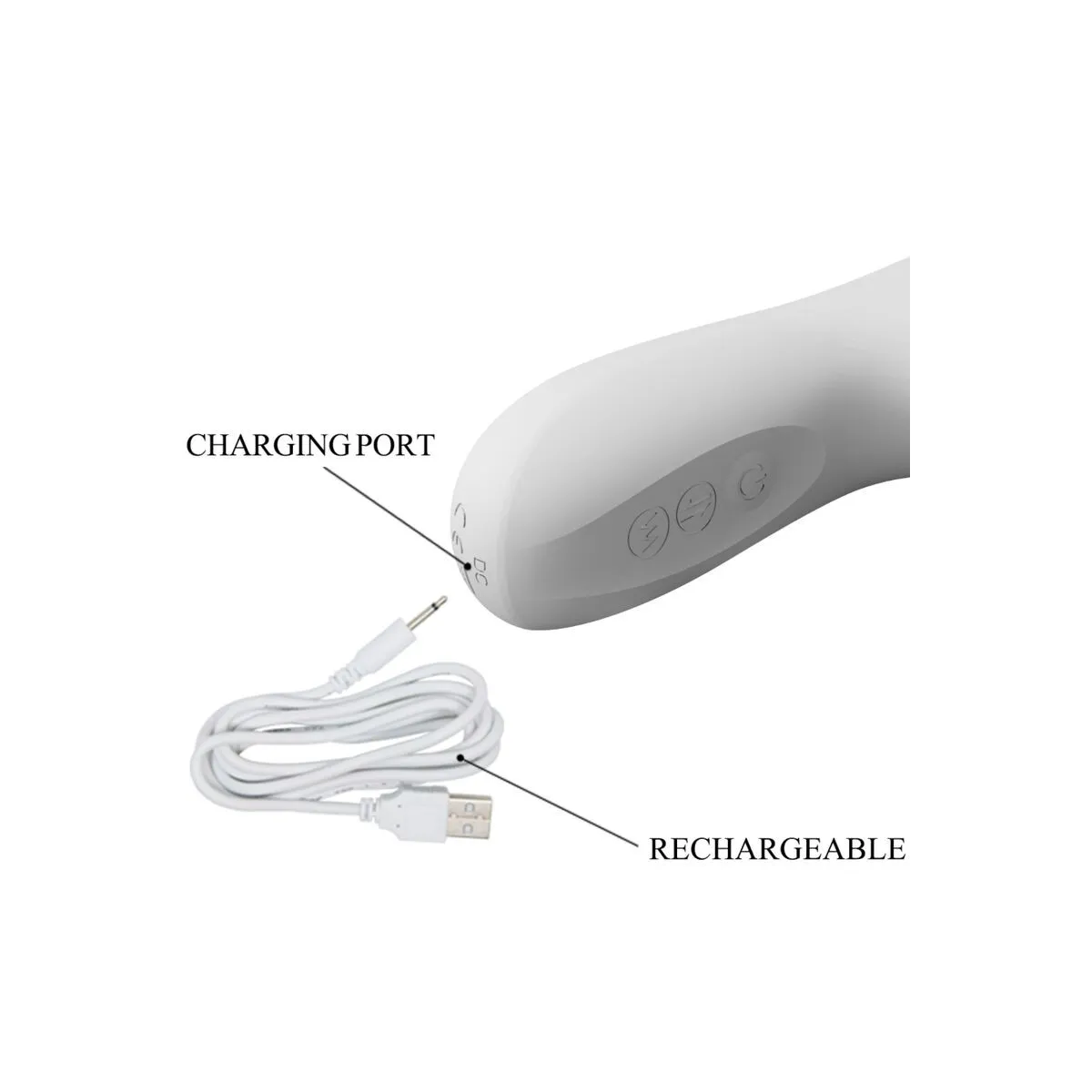 Reese Vibrator mit Silberne Rotation von Pretty Love | Fesselliebe.de