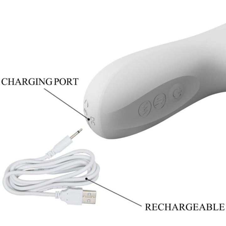 Reese Vibrator mit Silberne Rotation von Pretty Love | Fesselliebe.de