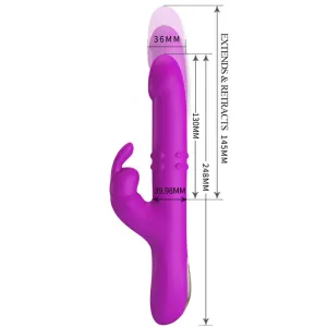 Reese Vibrator mit Lila Rotation von Pretty Love