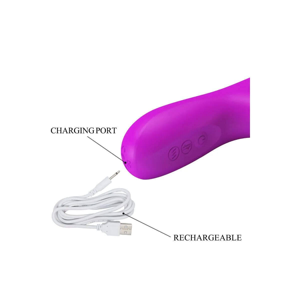Reese Vibrator mit Lila Rotation von Pretty Love | Fesselliebe.de