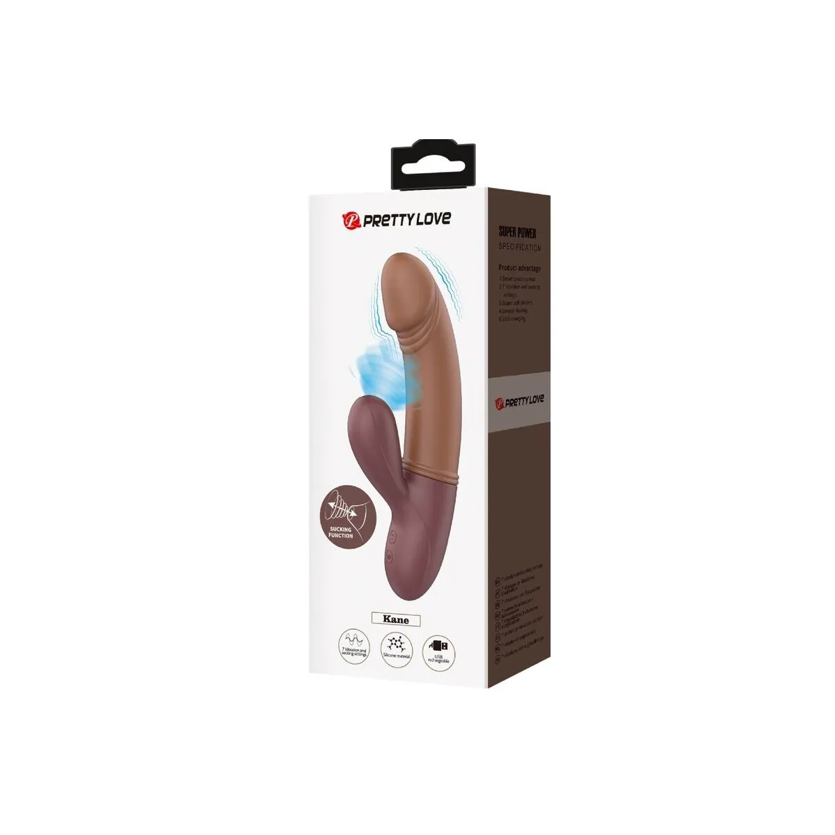 Kane Vibrierender G-Punkt & Sauger von Pretty Love Flirtation | Fesselliebe.de