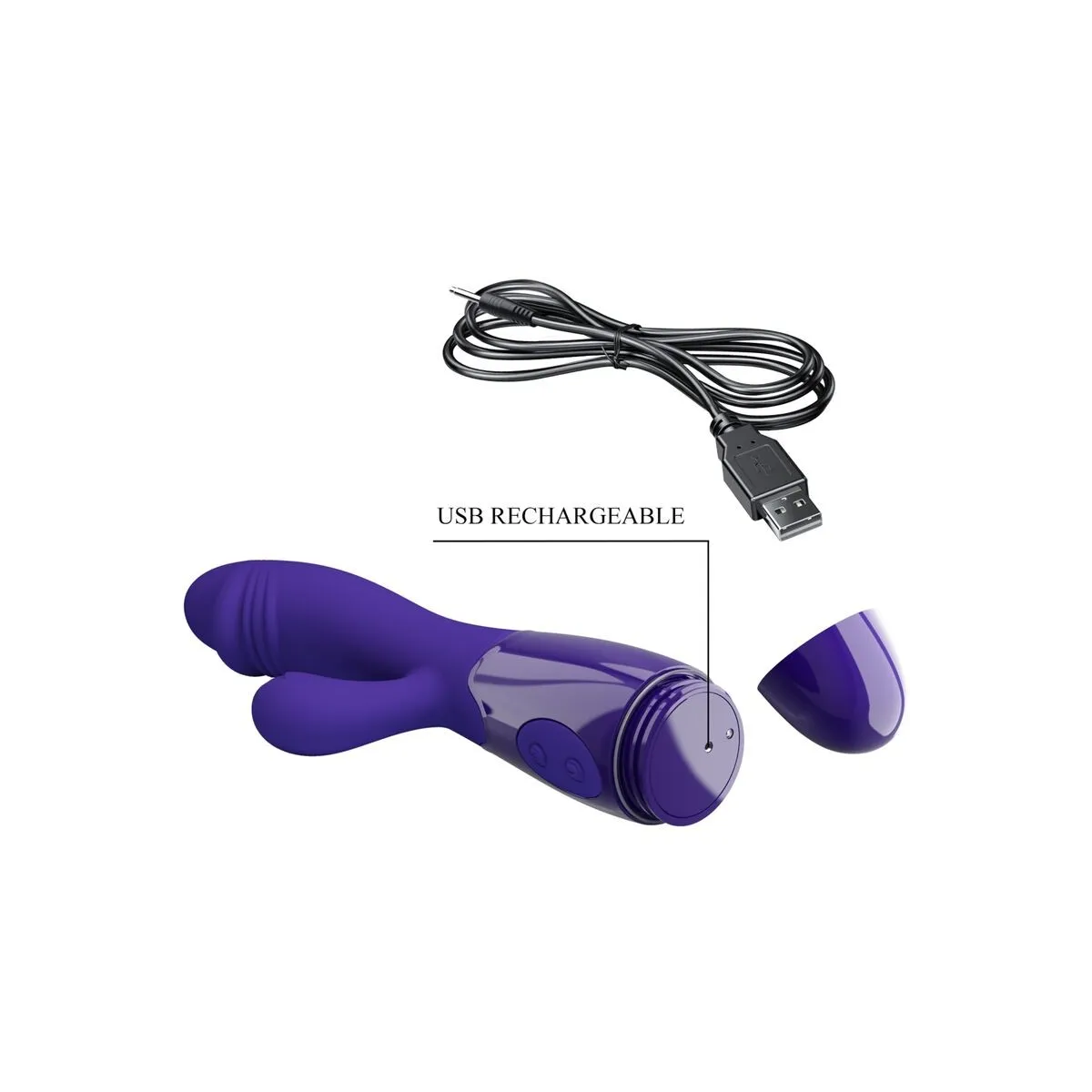 Snappy Jugendvibrator & G-Spot-Stimulator Violett von Pretty Love Led | Fesselliebe.de