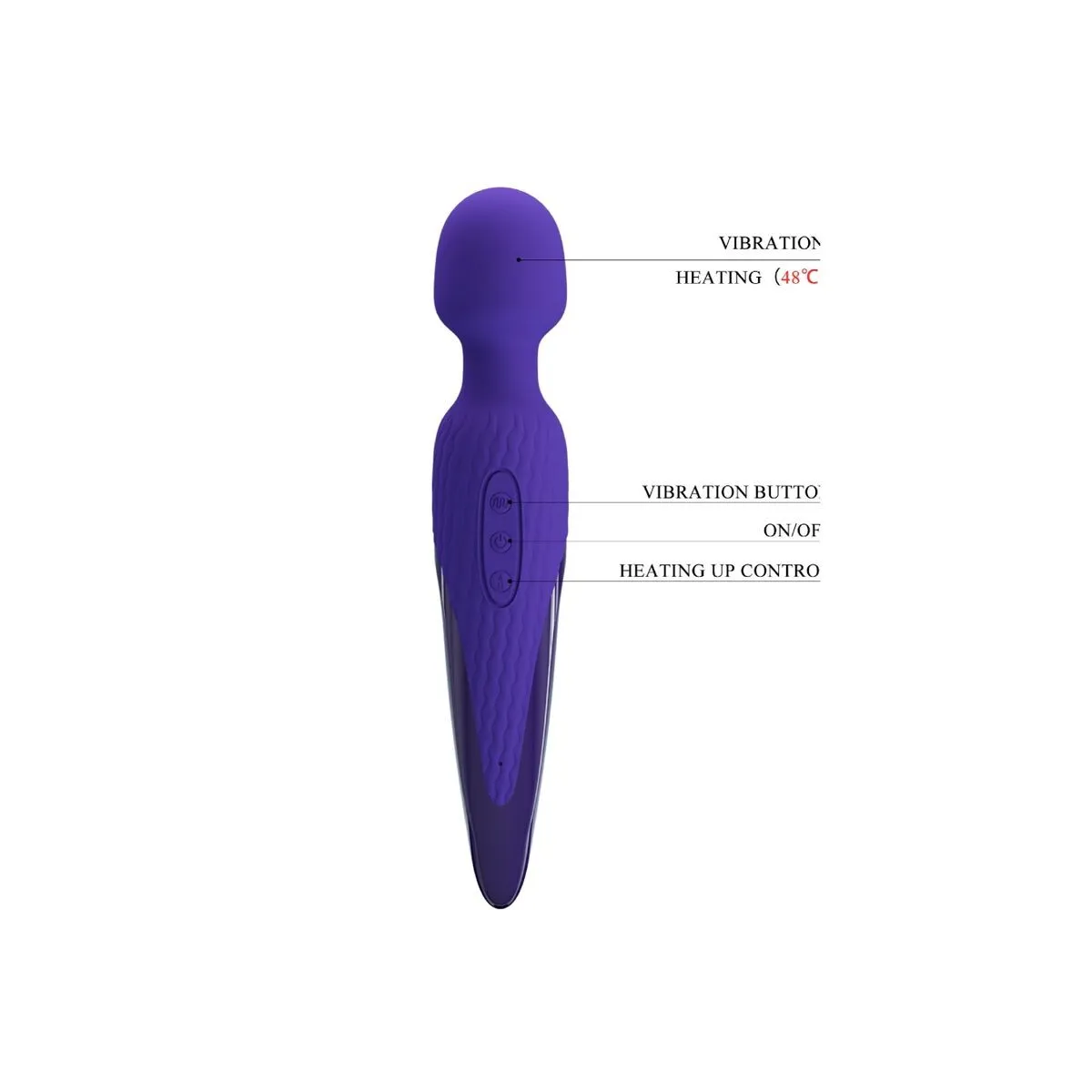 Antony Youth Wand Vibrator Violet Wrmeeffekt von Pretty Love Youth | Fesselliebe.de